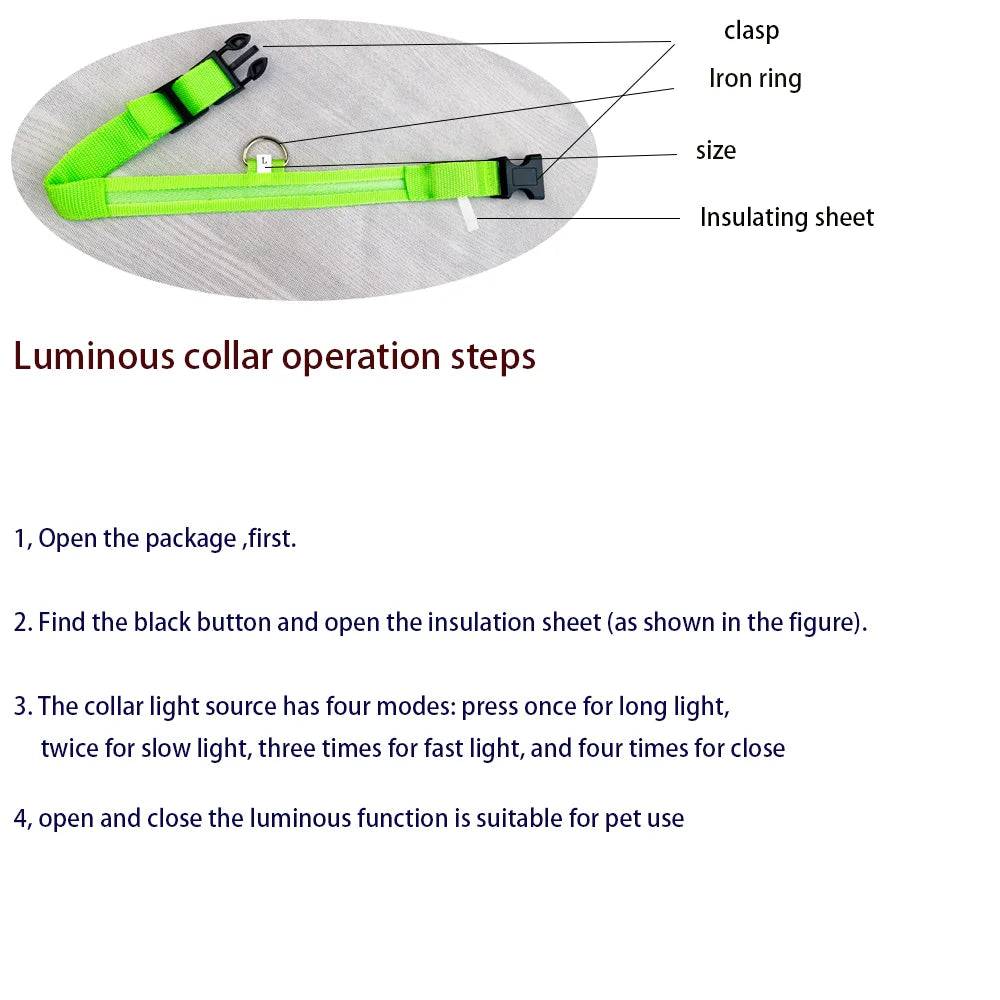 Collar LED Night Safety